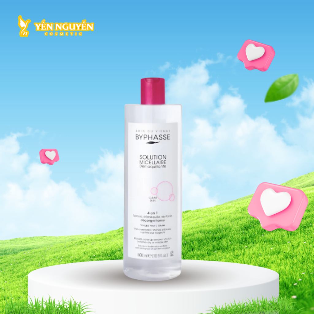 Nước Tẩy trang Solution Micellaire Byphasse 500ml
