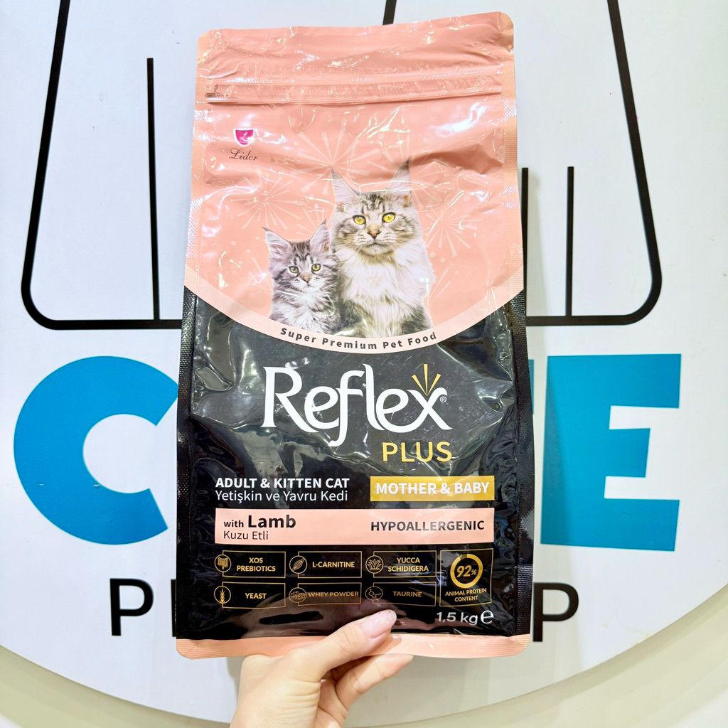 Hạt Cho Mèo Con Mèo Bầu Reflex Plus Vị Cừu - Reflex Plus Mother & Baby Cat 1.5kg
