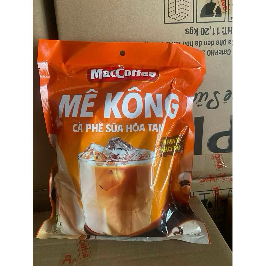 Thùng 30 Bịch Cafe Phố MeKong . cà phê sữa hoàn tan mekong Maccoffee