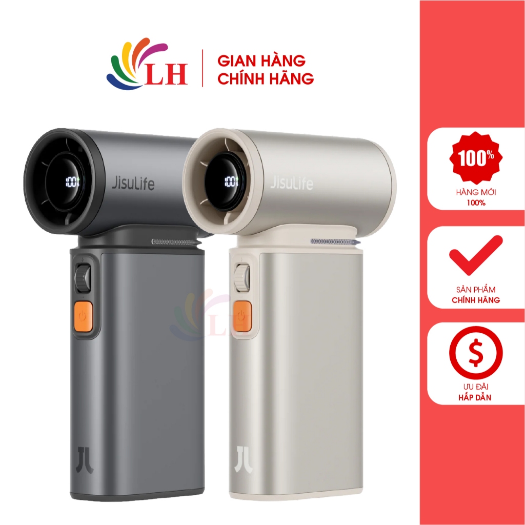 Quạt mini tích điện cầm tay Jisulife 9000mAh Handheld Fan Ultra1 - Hàng chính hãng