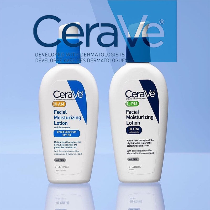 CeraVe AM & PM 89ml Lotion Dưỡng Ẩm, Phục Hồi Da Mỗi Ngày