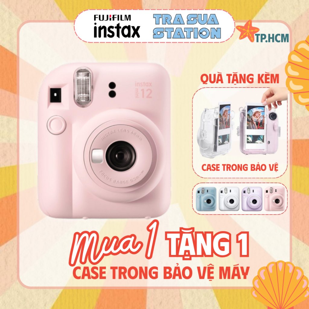Instax Mini 12 - Mini 11 - Máy ảnh lấy ngay Fujifilm Chính hãng - Bảo hành 1 năm