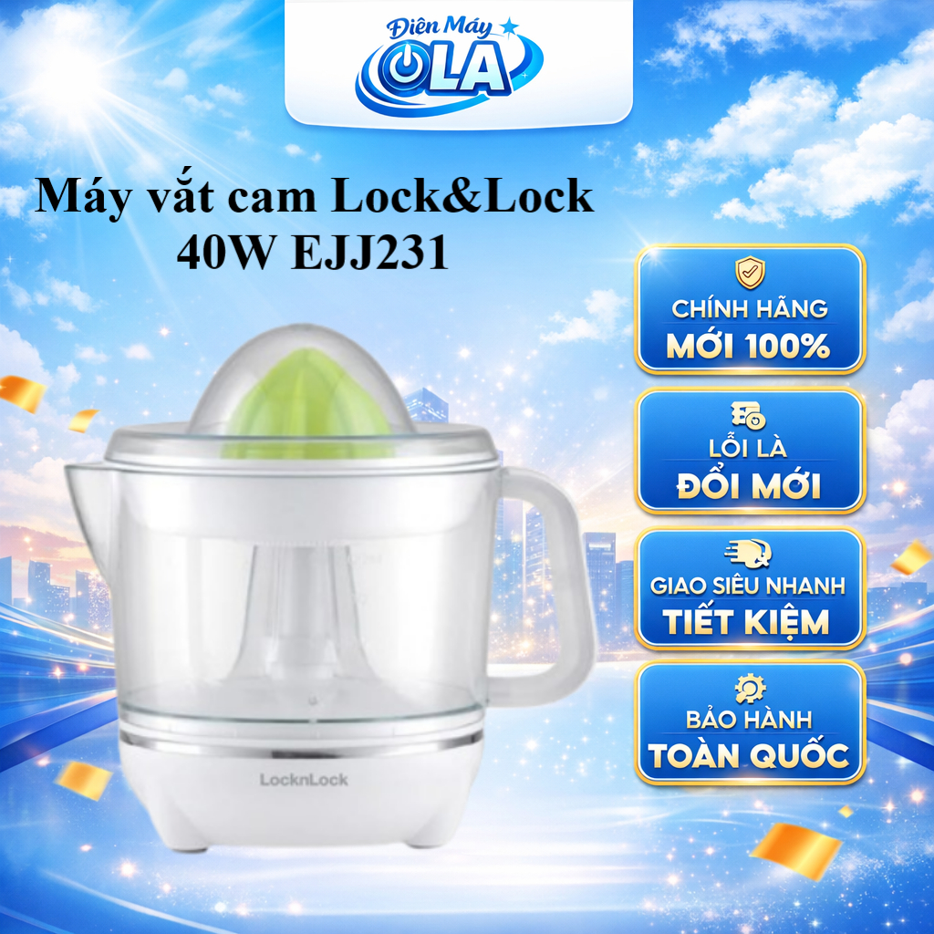 EJJ231 - Máy vắt cam Lock&Lock 40W EJJ231 - GIAO TOÀN QUỐC