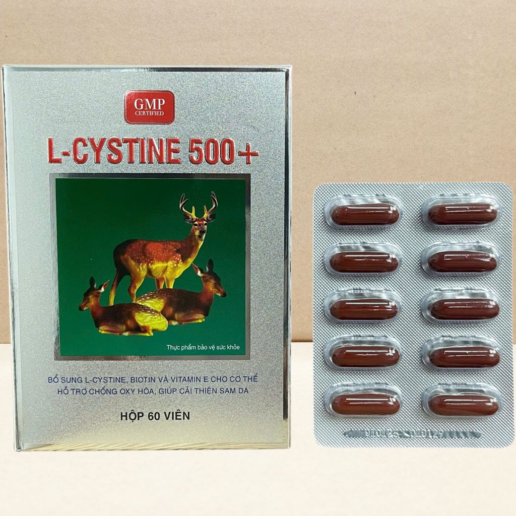 L Cystine 500+ Xanh Lá - Pháp Âu - Sanco - Vitamin Chữa Lành