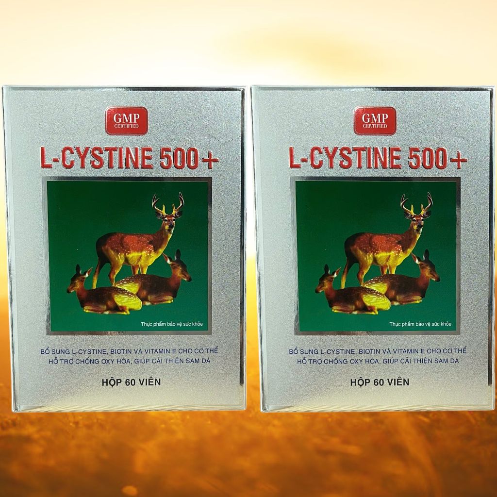 Combo 2 Hộp L Cystine 500+ Xanh Lá - Pháp Âu - Sanco - Vitamin Thanh Lọc