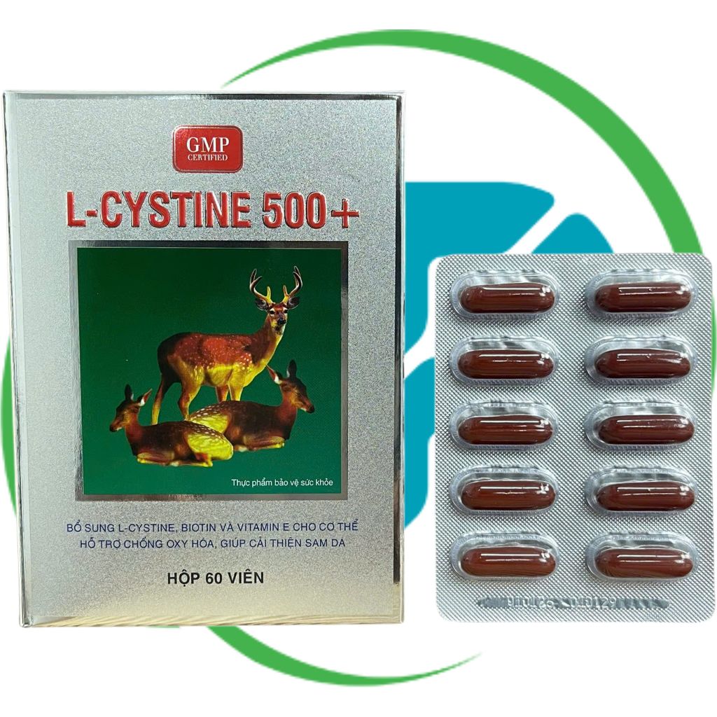 L Cystine 500+ Xanh Lá - Pháp Âu - Sanco - Vitamin Phục Hồi