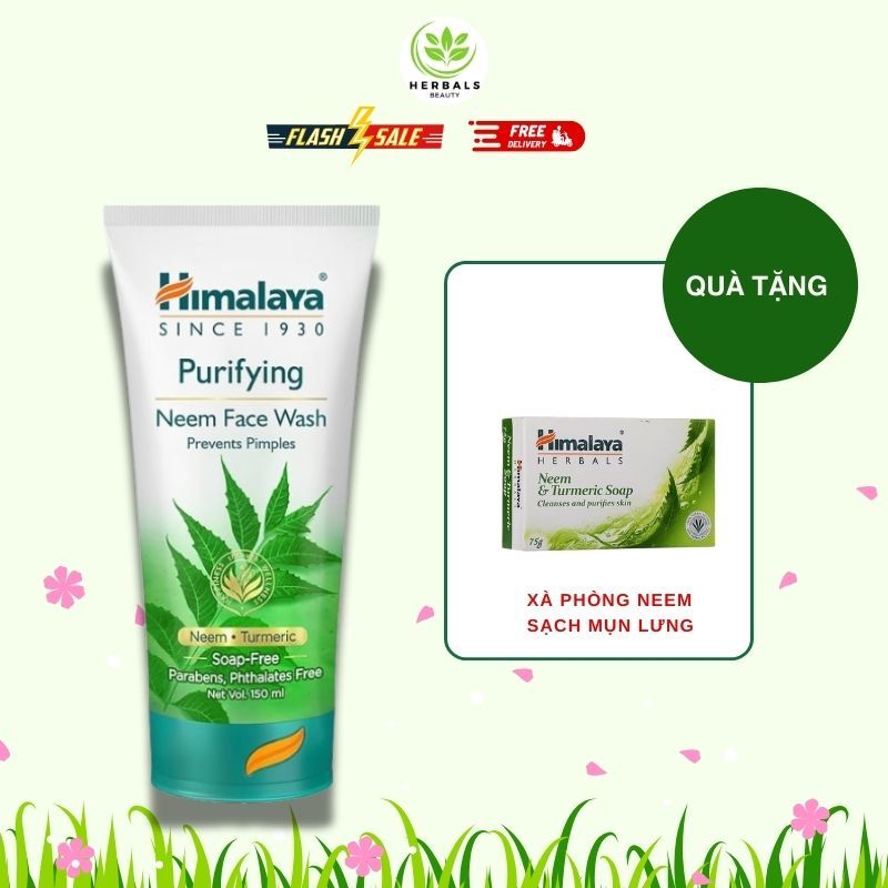 Sữa rửa mặt giảm mụn mờ thâm Himalaya Purifying Neem Face Wash 150ml