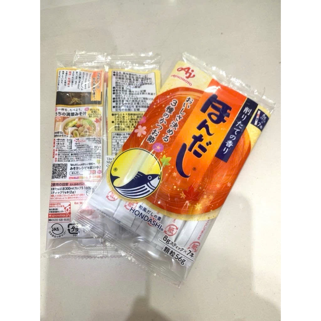 Bột Nêm Cá Ngừ Hondashi Stick 56g