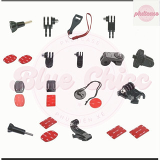 Phụ kiện đồng giá cho điện thoại & camera hành động GoPro, Sjcam, Yi Action,.... [BLUE CHICC]