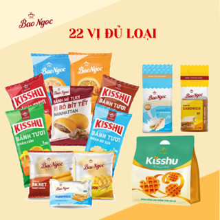 [22 Vị] Bánh mì  full vị bông lan sandwich nhân bơ socola bò gà ruốc chà bông Bảo Ngọc 40 đến 275g