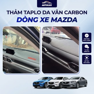 Thảm Taplo Ô Tô Mazda 2 3 6 CX3 CX5 Da Vân Carbon Cao Cấp – AUTOLUX