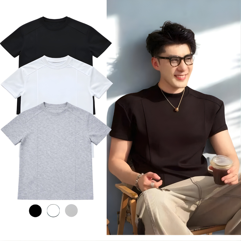 Áo Thun Ngắn Tay Cleanfit Tôn Vai Tôn Dáng ZONEF STORE, Áo Thun Mềm Mịn Co Giãn Phong Cách Trẻ Trung, Năng Động AA