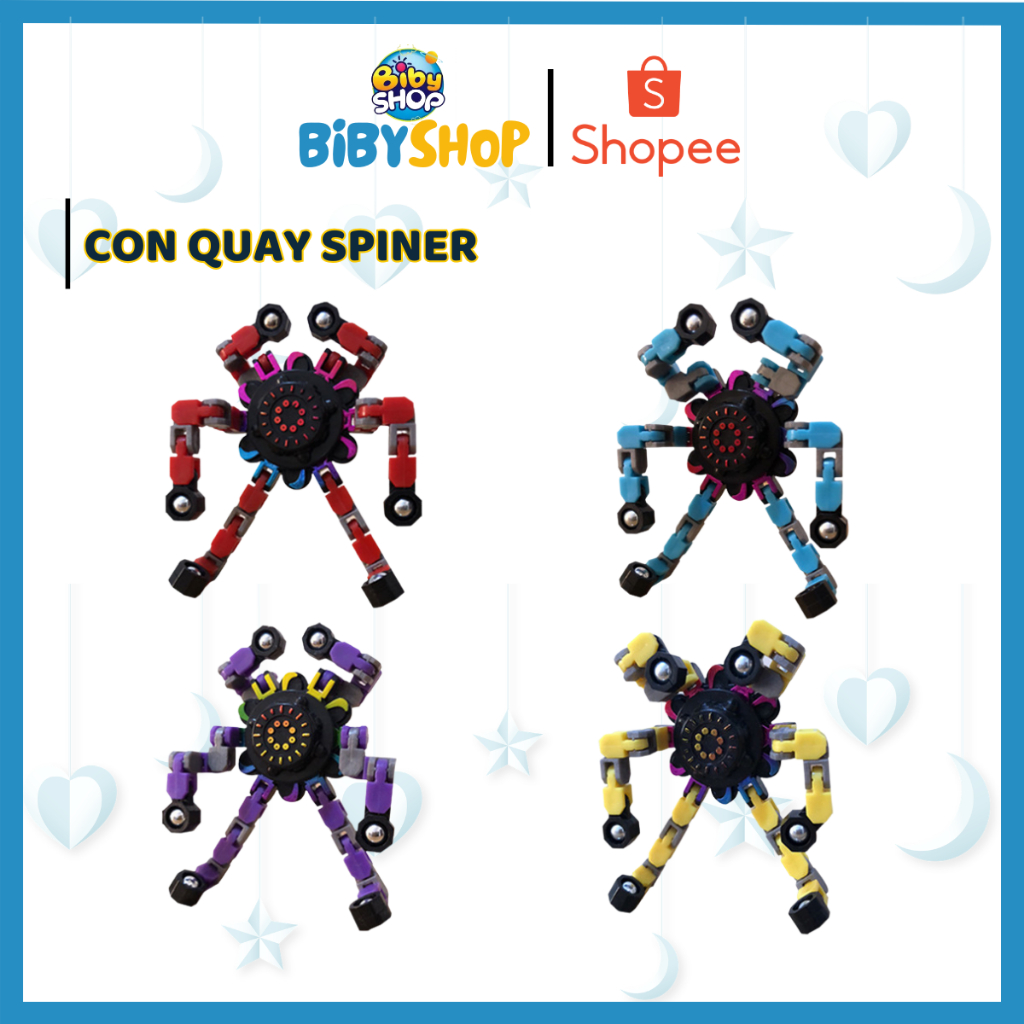 CON QUAY SPINER đa năng vừa giải trí vừa làm giá đỡ điện thoại, con quay 3 cánh giảm strees