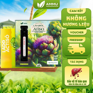 Cao Ống Atiso Không Đường Giải Độc Gan Thanh Lọc Cơ Thể Cải Thiện Làn Da Giảm Tác Động Rượu Bia Ammu, Ladopha Hộp 10 Ống