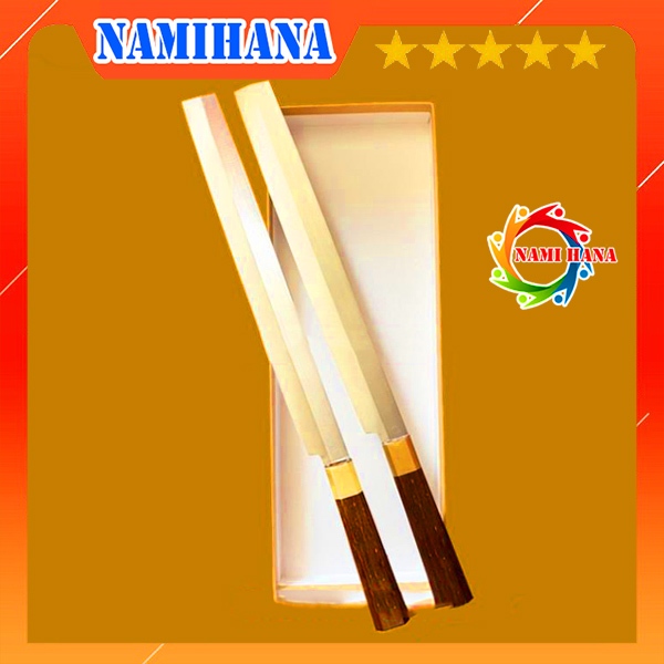 Dao Cắt Thịt pa-tê/Cắt Bánh Mì (bánh ngọt)_ Dao sashimi Thái Lọc Cá Hồi thép Trắng Nhật Chống Rỉ