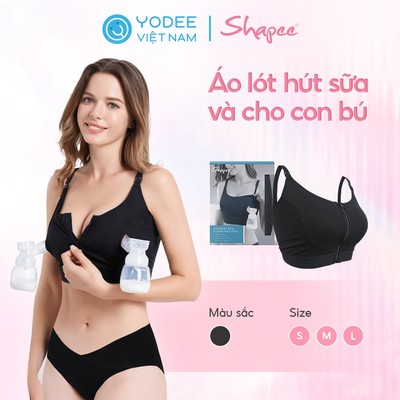 Shapee Áo lót hút sữa rảnh tay và cho con bú 2 trong 1 tiện lợi