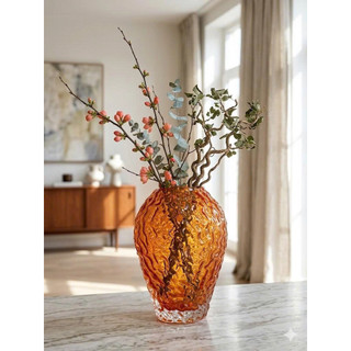 Bình hoa hoả sơn thủy tinh cao cấp Dona Home Decor - nét đẹp Châu Âu sang trọng