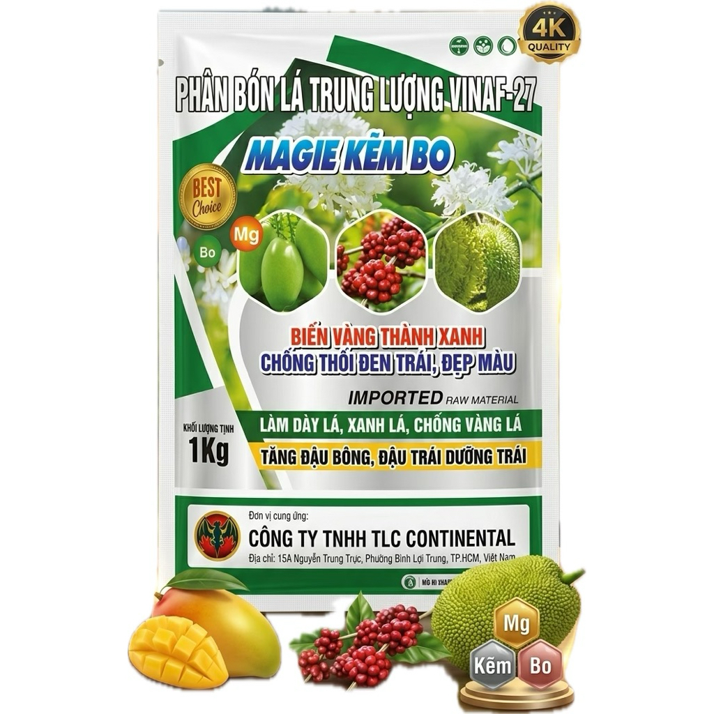 VinaF-27 – Bộ Ba Magie Kẽm Bo