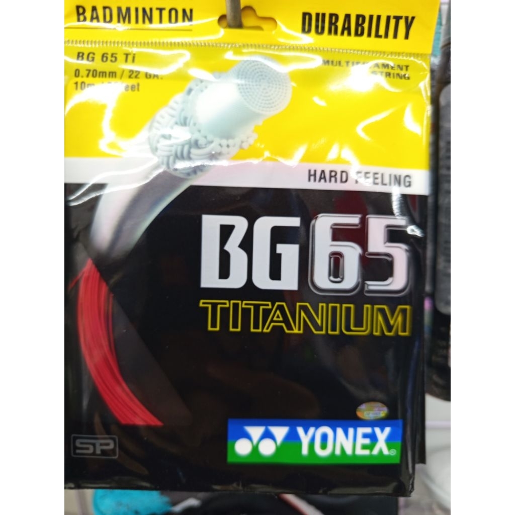 Dây ( cước) đan vợt cầu lông BG65 titanium full màu