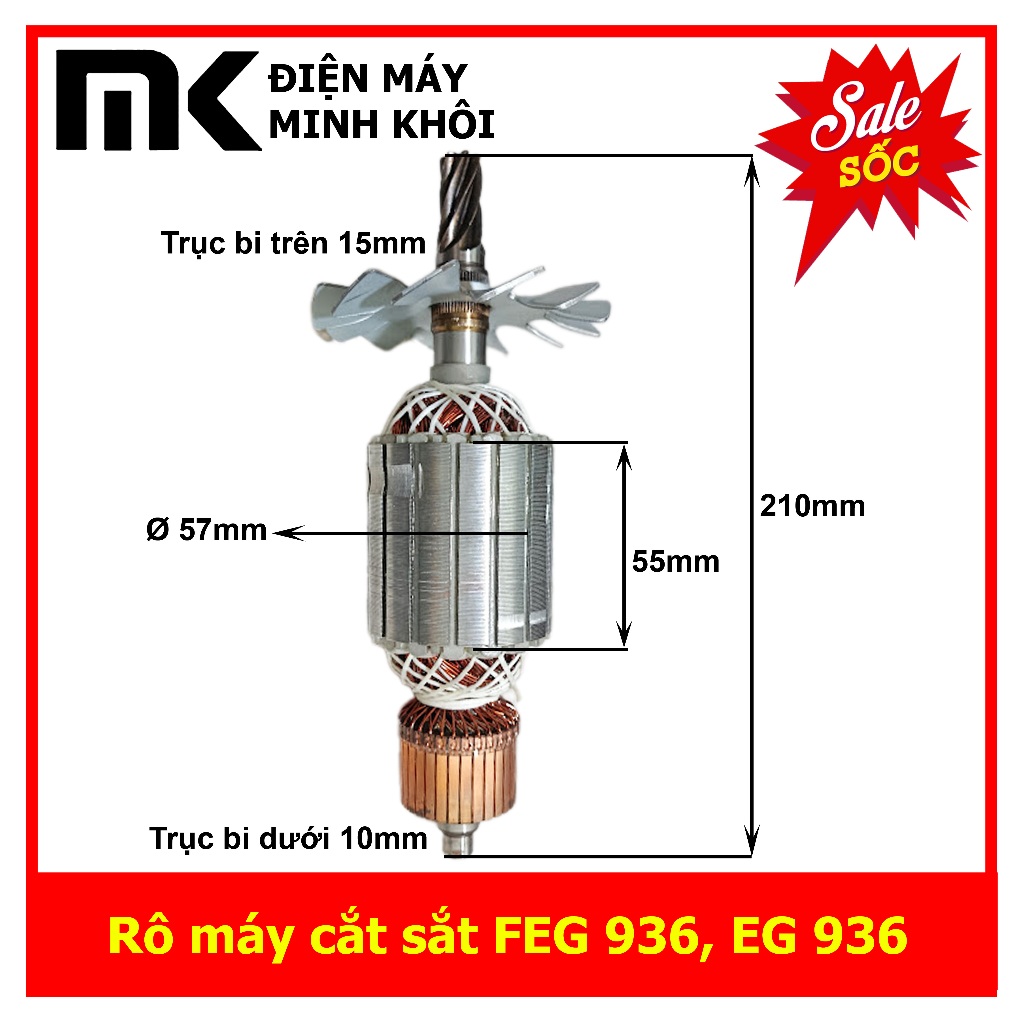 Rô chuyên dùng cho máy cắt sắt FEG936, EG936