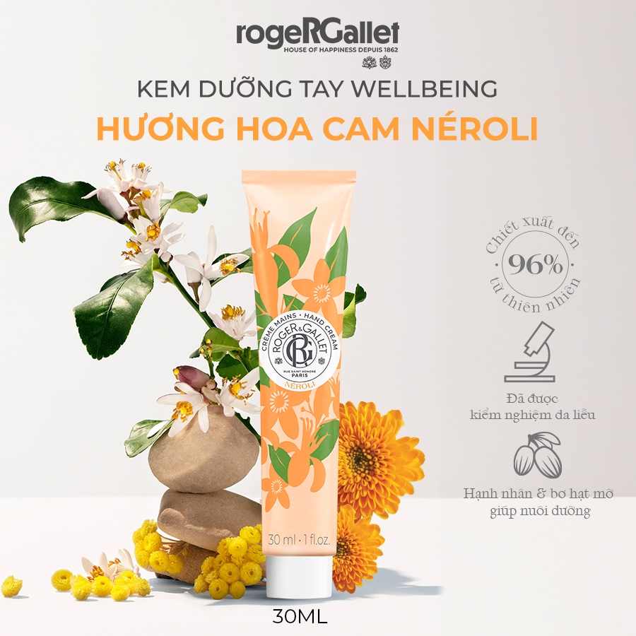 Kem dưỡng da tay Wellbeing Roger&Gallet 30ml
