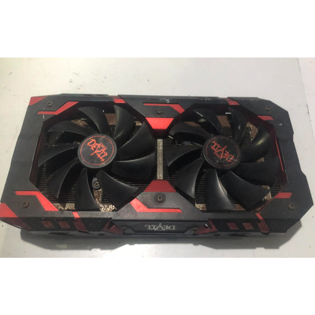 Bộ Quạt Tản Nhiệt VGA RX 580 Red Devil – Fan Zin Chính Hãng Theo Card, Tháo Máy, Chạy Êm, Tản Nhiệt 