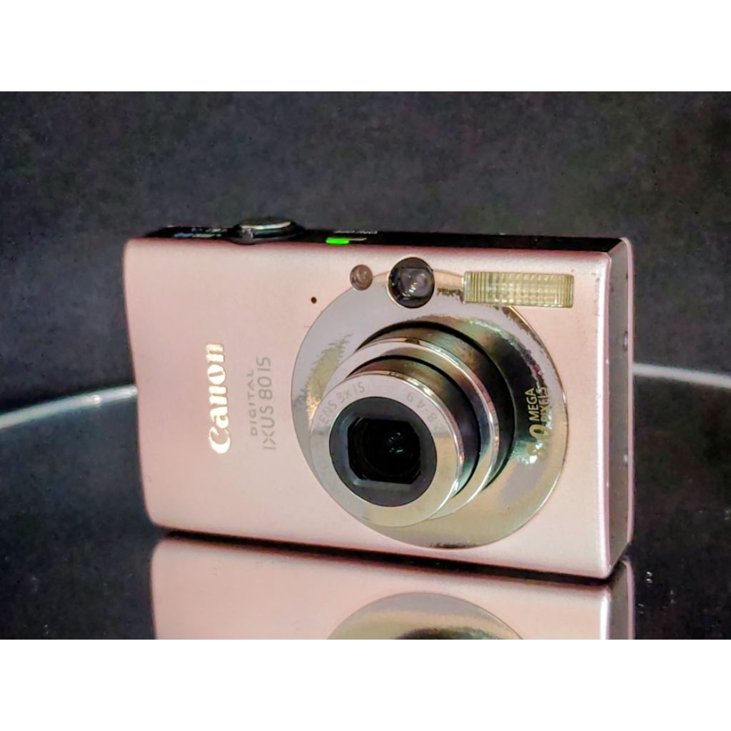 ( Rất hiếm&Mới) Máy ảnh kts Canon digital IXUS 80is(IXY digital 20is )8.0 Màu hồng nhạt.
