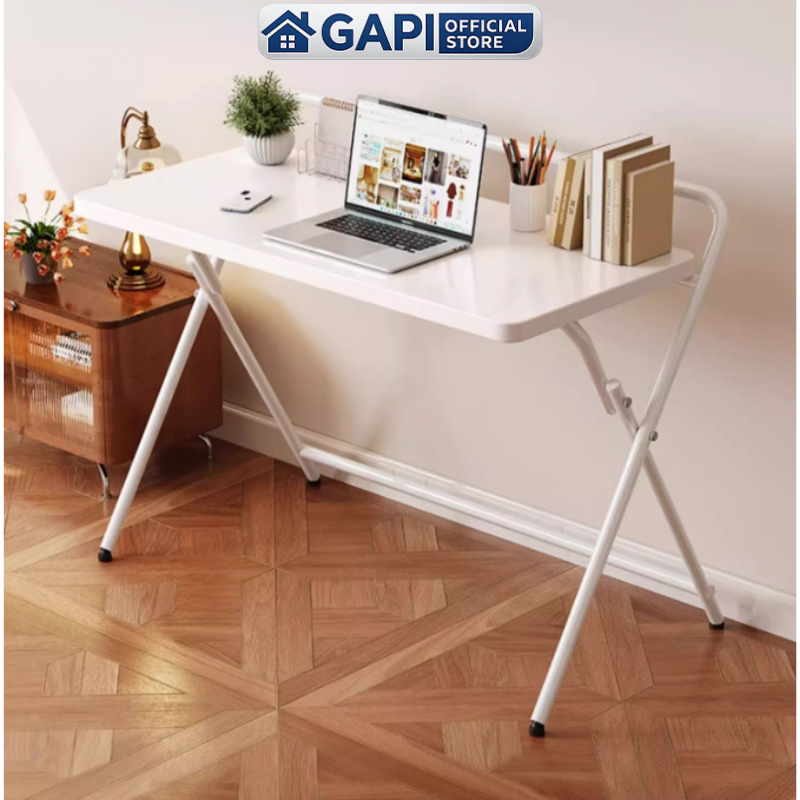 Bàn làm việc gấp gọn tiện ích khung sắt chắc chắn thương hiệu GAPI - GM139