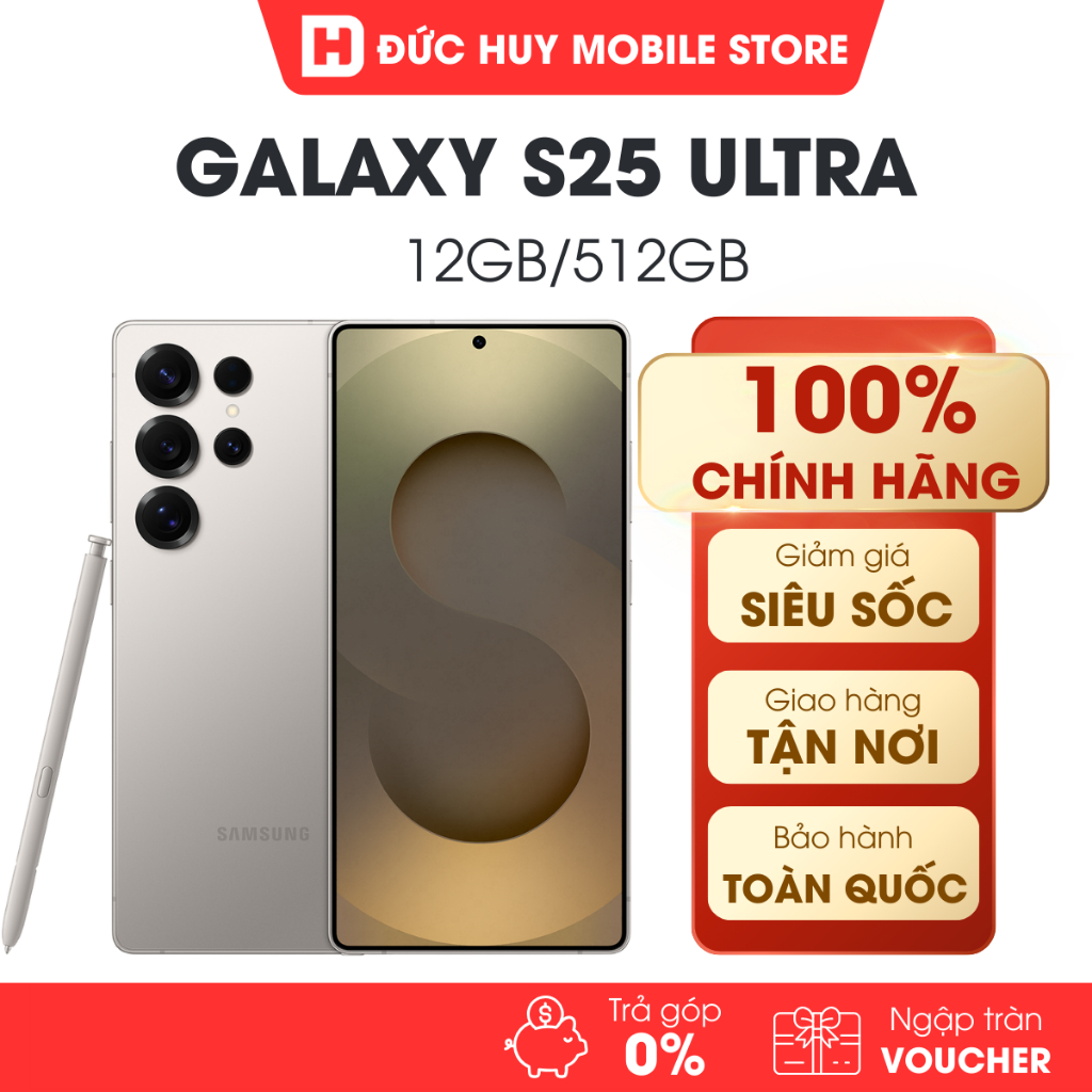 Điện Thoại Samsung Galaxy S25 Ultra 5G 12GB/512GB Chính Hãng