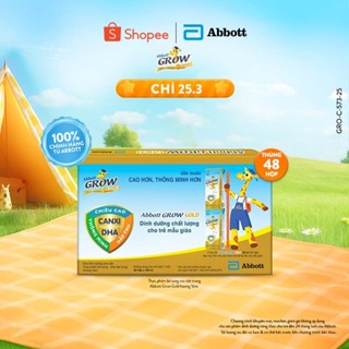 Thùng 48 hộp Sữa nước Abbott Grow Gold 180ml/ hộp
