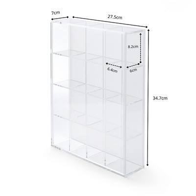 Hộp Mica 16 Ngăn Đựng Mô Hình MUJI (27.5 × 7 × 34.7 cm)
