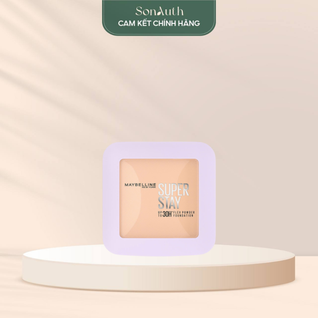 Phấn phủ nền Maybelline Super Stay Up To 30H Flex Powder Foundation 9g (Nhập khẩu chính hãng)