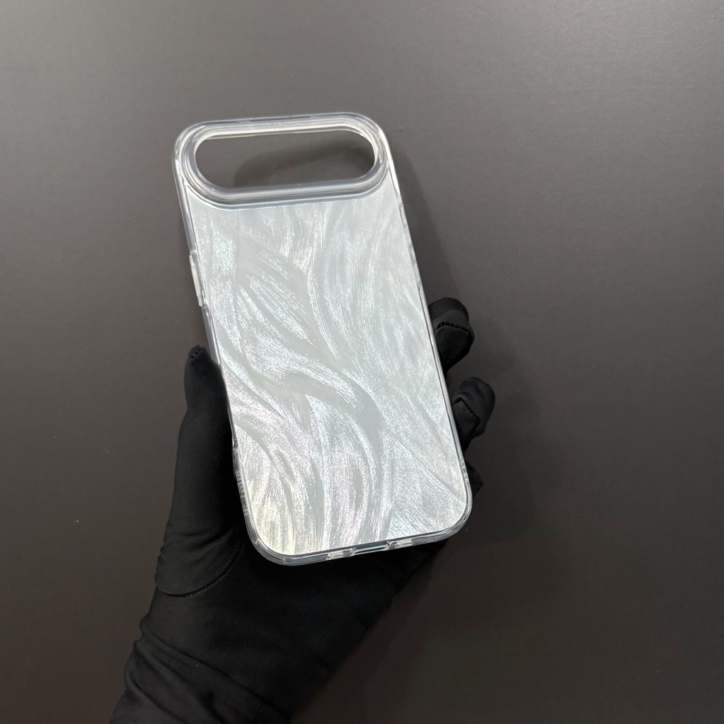 [ iPhone 17 Air ]Ốp Lưng Ánh Bạc Phản Quang