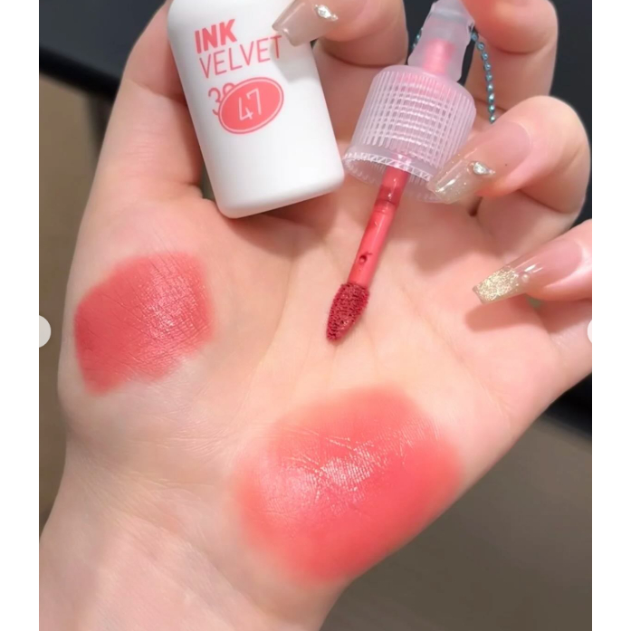 Son Kem Lì Ink 47 Cam Đào, Son Ink Velvet Phiên bản Hazy Ink 47 Sunny Coral