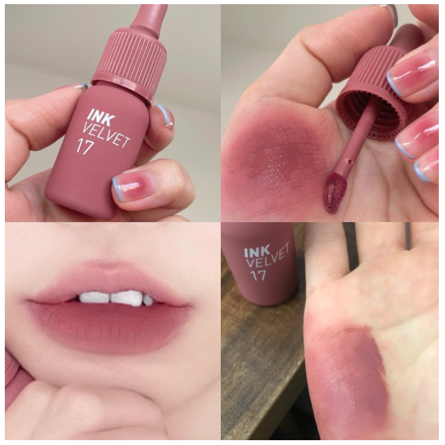 Son Ink 17 Rosy Nude - Hồng Đất , Son Kem Ink Velvet 17 Rosy Nude
