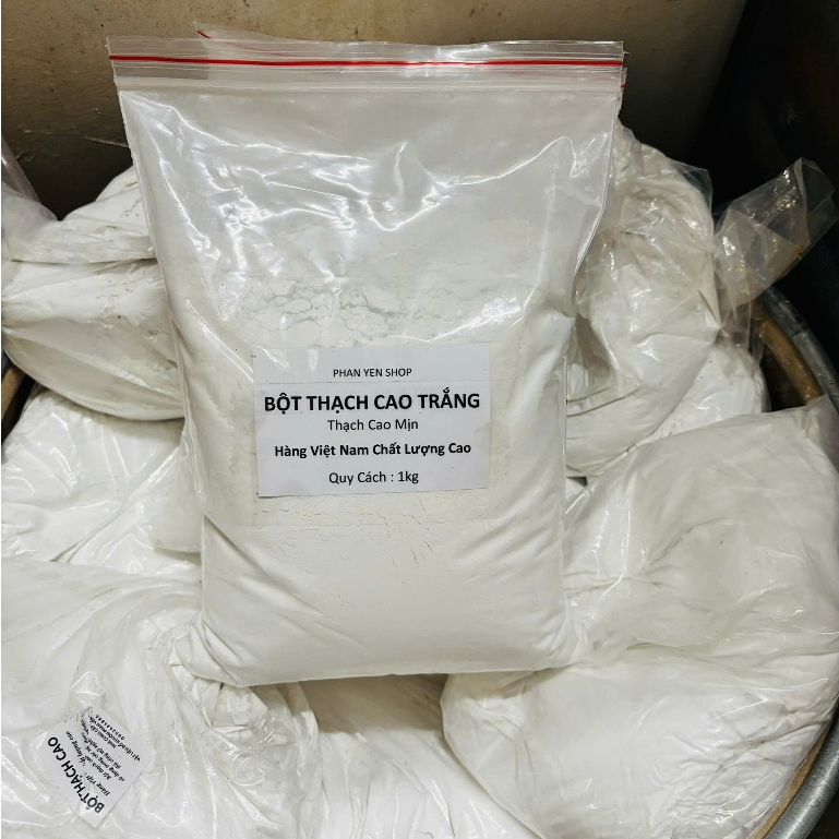 Bột thạch cao trắng,thạch cao làm tượng,1kg,giá sỉ