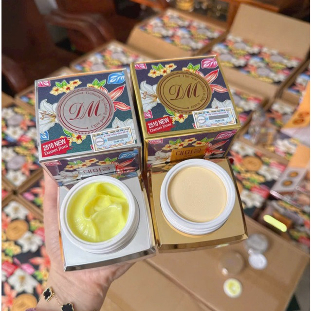 Bộ Kem Face Demejine Hàn Quốc ngày và đêm tái tạo dưỡng trắng mờ thâm nám