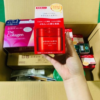 Kem dưỡng da  AQUA.LA.BEL 3 màu hộp 90g Nhật Bản.
