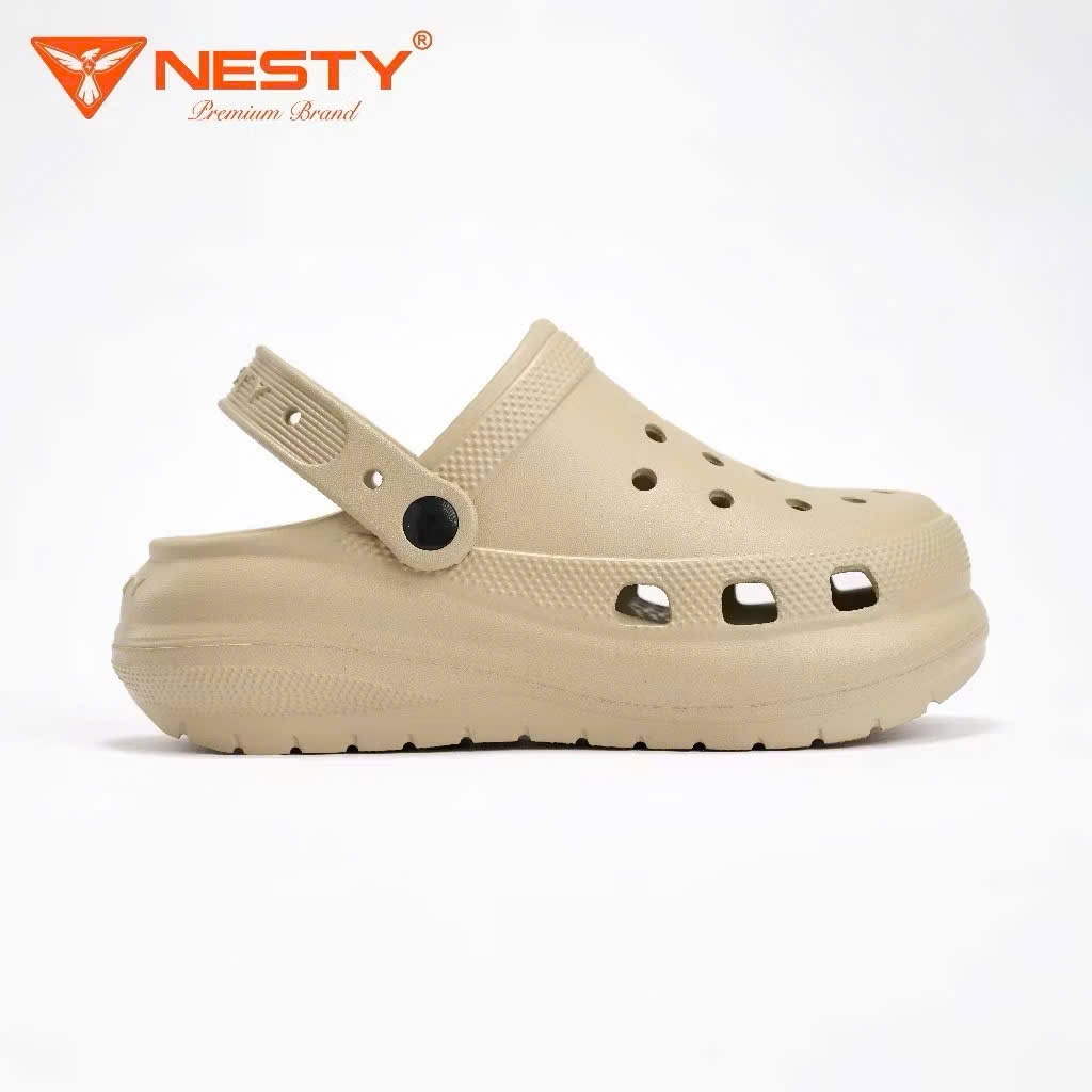 [NE54]_Dép Suc Đế Cao Đúc Nguyên Khối Nhãn Hiệu NESTY Mã NE54_TẶNG 10 CHARM 3D