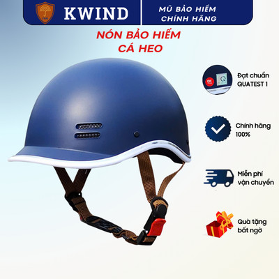 Mũ bảo hiểm chính hãng, dáng cá heo, phù hợp nam, nữ, freesize 55-59cm, an toàn, thời trang