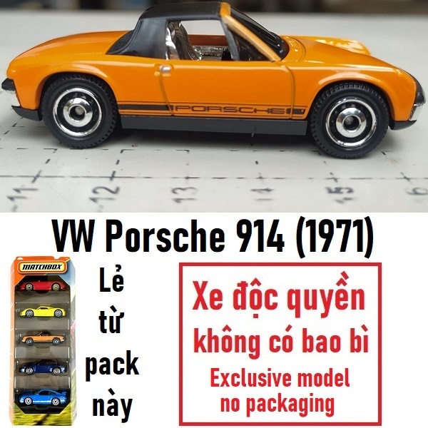 Xe mô hình Matchbox VW Porsche 914 (1971)