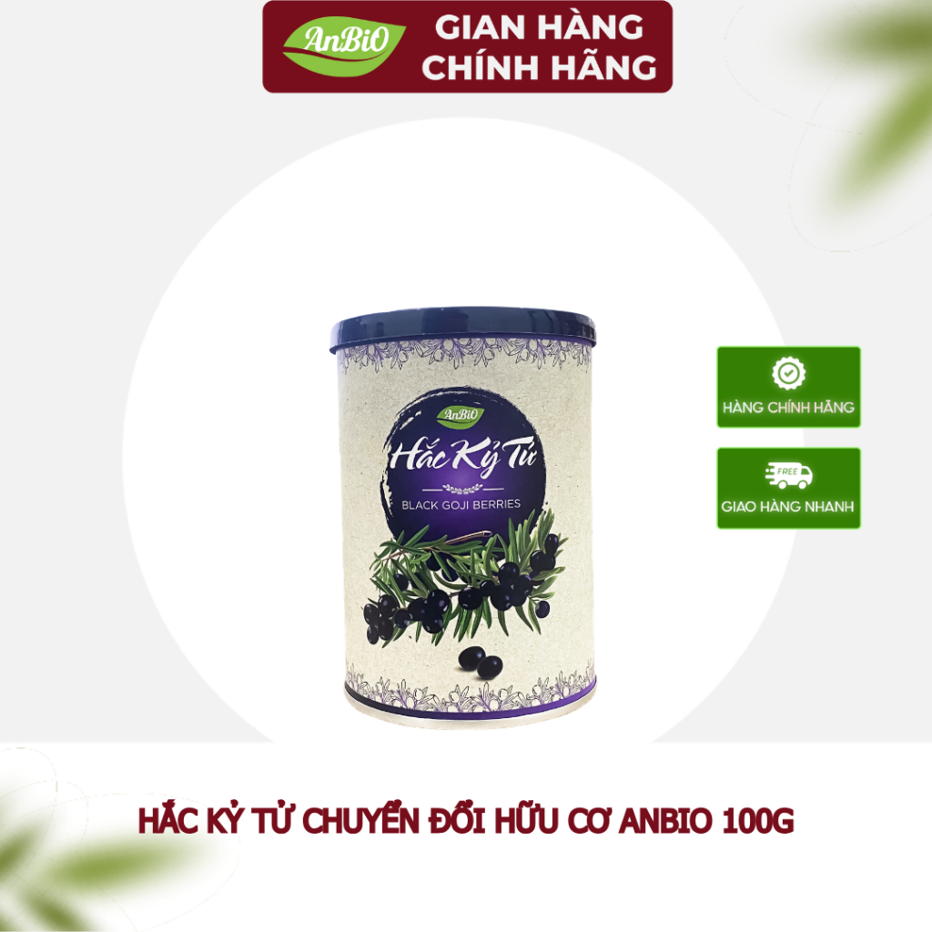 {CHÍNH HÃNG ANBIO} Hắc kỷ tử chuyển đổi hữu cơ Anbio 100g - Pha trà - Tốt cho sức khỏe