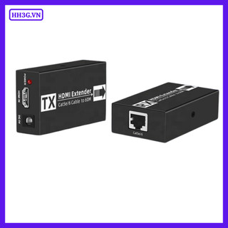 Bộ Nối Dài HDMI Qua Cáp Mạng LAN FB 60M – HDMI Extender 60M Full HD 1080P Kèm Nguồn