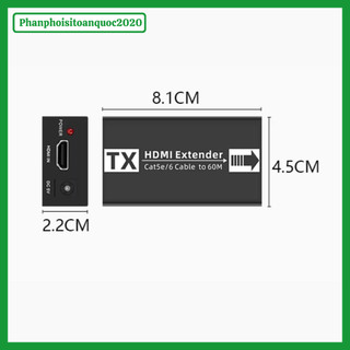 Bộ Nối Dài HDMI Qua Cáp Mạng LAN FB-LINK 60M – HDMI Extender 60M Full HD 1080P Kèm Nguồn