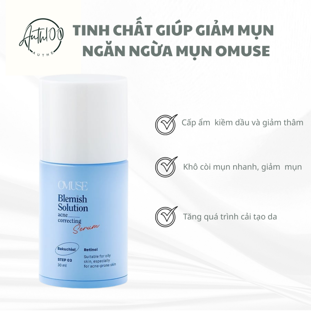 XÃ KHO ( Date 04/2026 ) Tinh chất giảm mụn O  'Mu se 30ml ( đọc ki mô tả)
