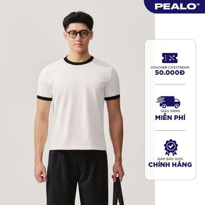 Áo ringer tee PEALO áo thun nam bo viền form slimback crop nhẹ kháng khuẩn thấm hút mồ hôi tốt