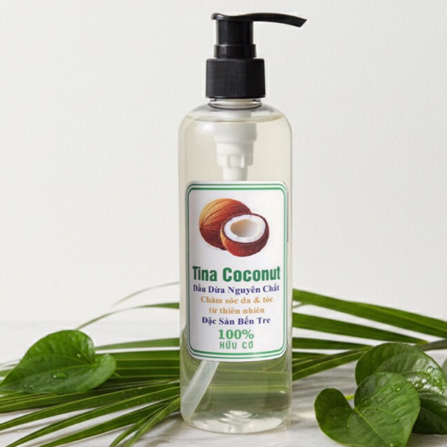 Dầu dừa dưỡng tóc 250ml. Tinh Dầu dừa ép lạnh nguyên chất cao cấp. Dầu dừa dưỡng tóc, dưỡng da, dưỡn
