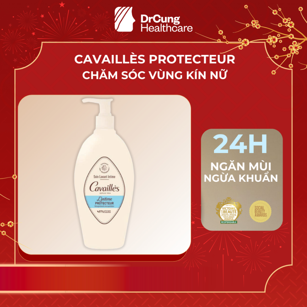 Dung Dịch Vệ Sinh Phụ Nữ Roge Cavailles XANH BIỂN PROTECTEUR 250ml DrCung Healthcare (Màu Xanh Dương)