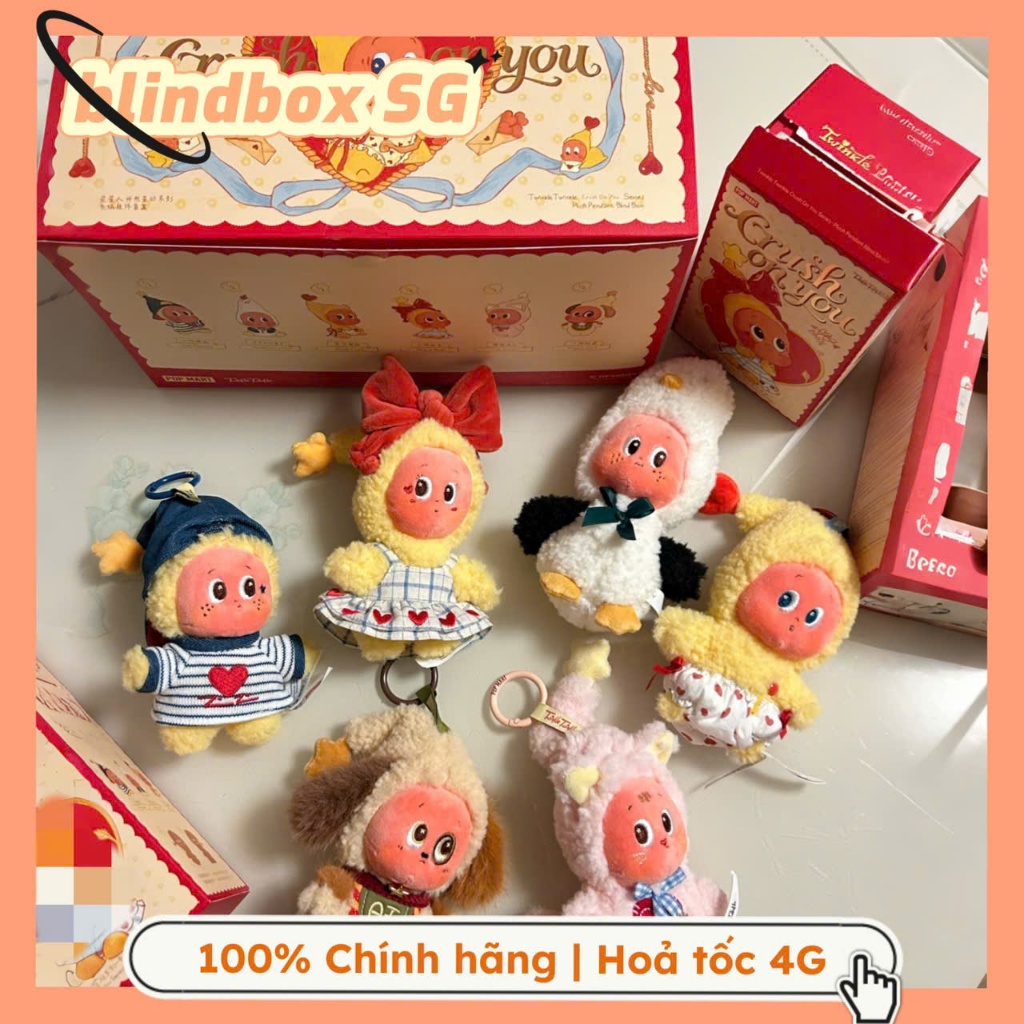 [Hoả Tốc] Móc khoá gấu bông Twinkle V5 - Twinkle Twinkle Crush On You Series - Hộp mù blind box