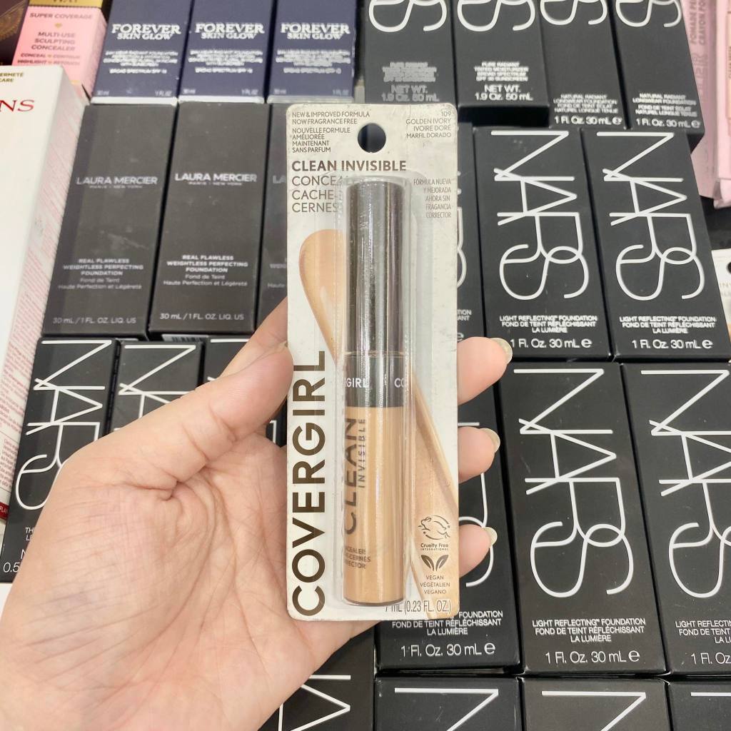 [ Thanh Lý ] Covergirl - Kem Che Khuyết Điểm Covergirl Clean Invisible Concealer 7ml